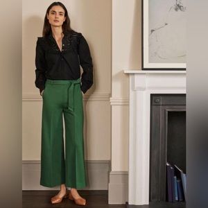 Boden pull-on ponte culottes - green - size 8 petite
